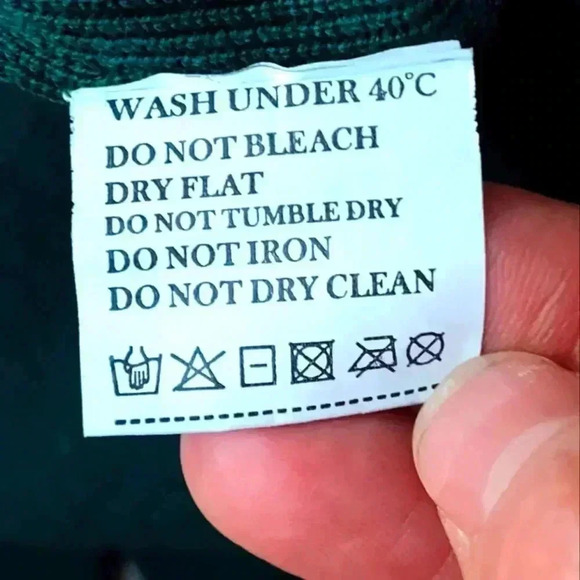 Dark Green Mini Sweater Knit Wrap Dress | Size Medium - Picture 7 of 7